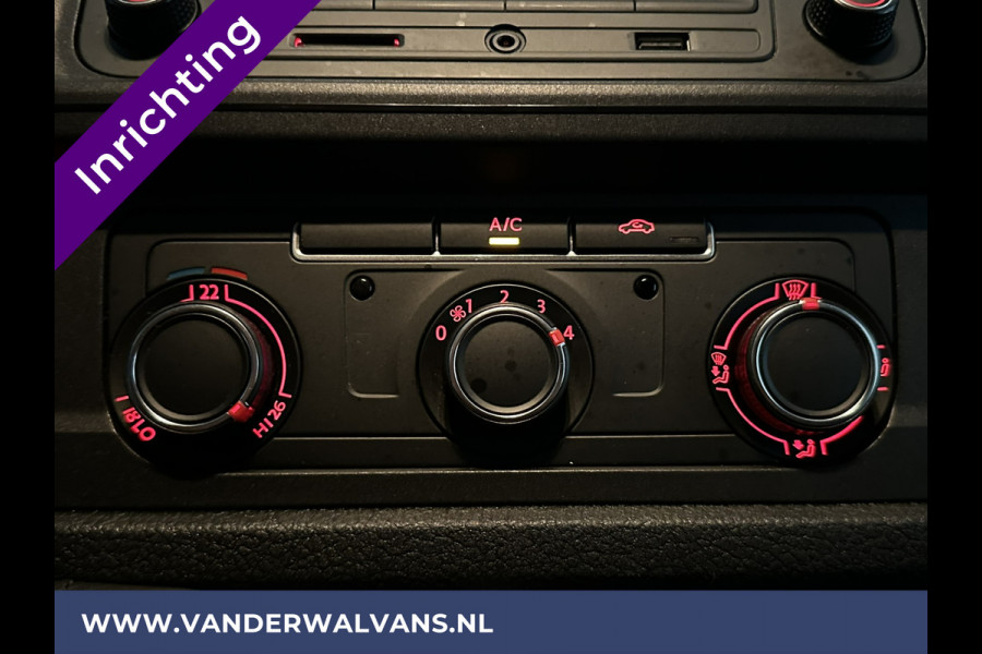 Volkswagen Transporter 2.0 TDI 150pk L2H1 Inrichting Euro6 Airco | Omvormer | Camera | Cruisecontrol | 2500kg Trekhaak Parkeersensoren