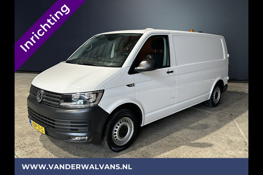 Volkswagen Transporter 2.0 TDI 150pk L2H1 Inrichting Euro6 Airco | Omvormer | Camera | Cruisecontrol | 2500kg Trekhaak Parkeersensoren