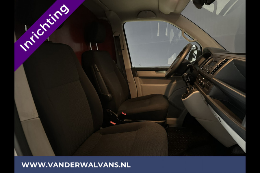 Volkswagen Transporter 2.0 TDI 150pk L2H1 Inrichting Euro6 Airco | Omvormer | Camera | Cruisecontrol | 2500kg Trekhaak Parkeersensoren
