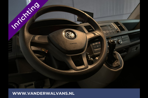 Volkswagen Transporter 2.0 TDI 150pk L2H1 Inrichting Euro6 Airco | Omvormer | Camera | Cruisecontrol | 2500kg Trekhaak Parkeersensoren