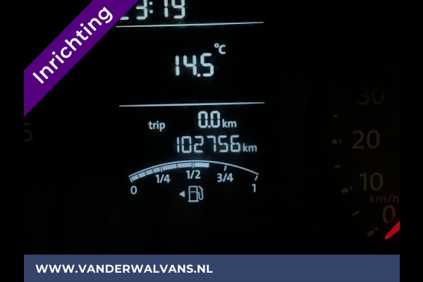 Volkswagen Transporter 2.0 TDI 150pk L2H1 Inrichting Euro6 Airco | Omvormer | Camera | Cruisecontrol | 2500kg Trekhaak Parkeersensoren