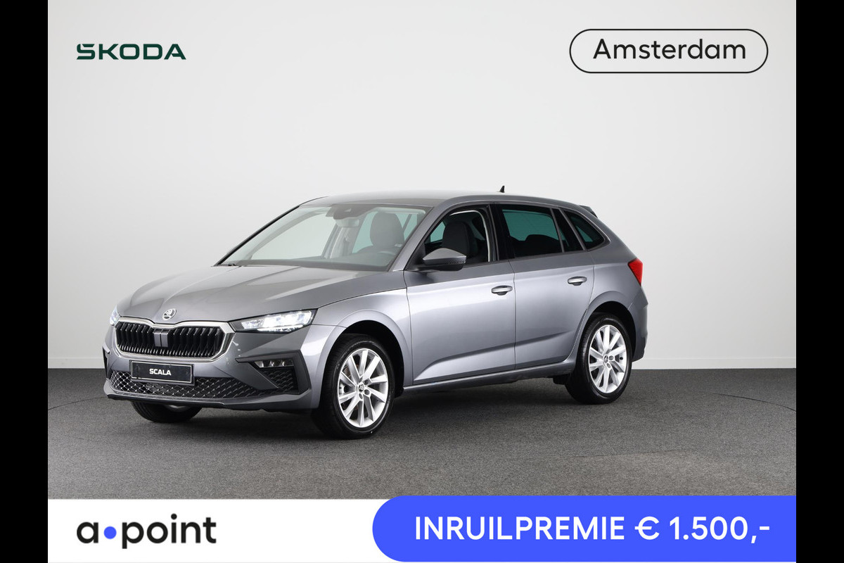 Škoda SCALA Selection 1.0 TSI 110 pk 6 versn. Hand | 17'' inch lichtmetalen | Image pakket | Private lease deze auto al vanaf 595,- euro Škoda SCALA Selection 1.0 TSI 110 pk 6 versn. Hand | 17'' inch lichtmetalen | Image pakket | Private lease deze auto al vanaf 595,- euro