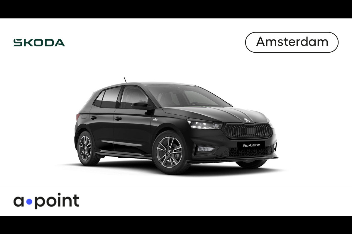 Škoda Fabia Monte Carlo 1.0 TSI 95 pk 5 versn. Hand | Verwarmbare voorstoelen Škoda Fabia Monte Carlo 1.0 TSI 95 pk 5 versn. Hand | Verwarmbare voorstoelen