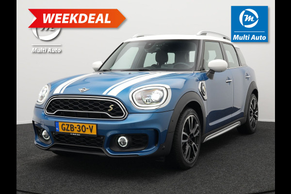 MINI Countryman Cooper S E ALL4 JCW Plug In Hybrid PHEV | Panodak | Adaptive Cruise | Head Up | Harman Kardon | Lederen Sportstoelen | 19"L.M | Sfeerverlichting | Keyless |