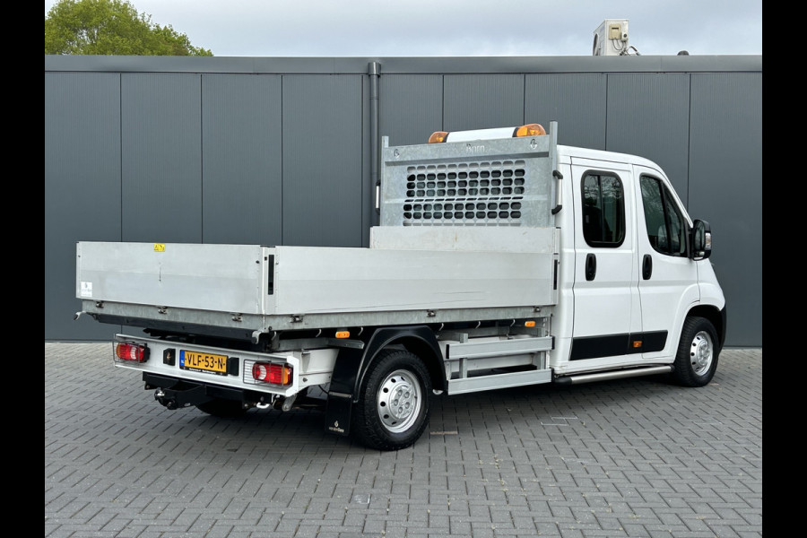 Citroën Jumper 2.2 BlueHDi 141 PK EURO 6 / L4 MAXI / KIPPER / 7 PERS / DUBBELE CABINE / PICK UP / 2.5 TONS TREKHAAK / LED