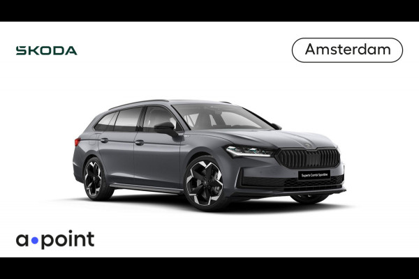 Škoda Superb Combi Sportline Business PHEV 1.5 TSI 204 pk 6 versn. DSG | Panoramadak | Canton | Dynamic chassis control | Travel assist plus | 19 inch lichtmetalen velgen | Winter pakket