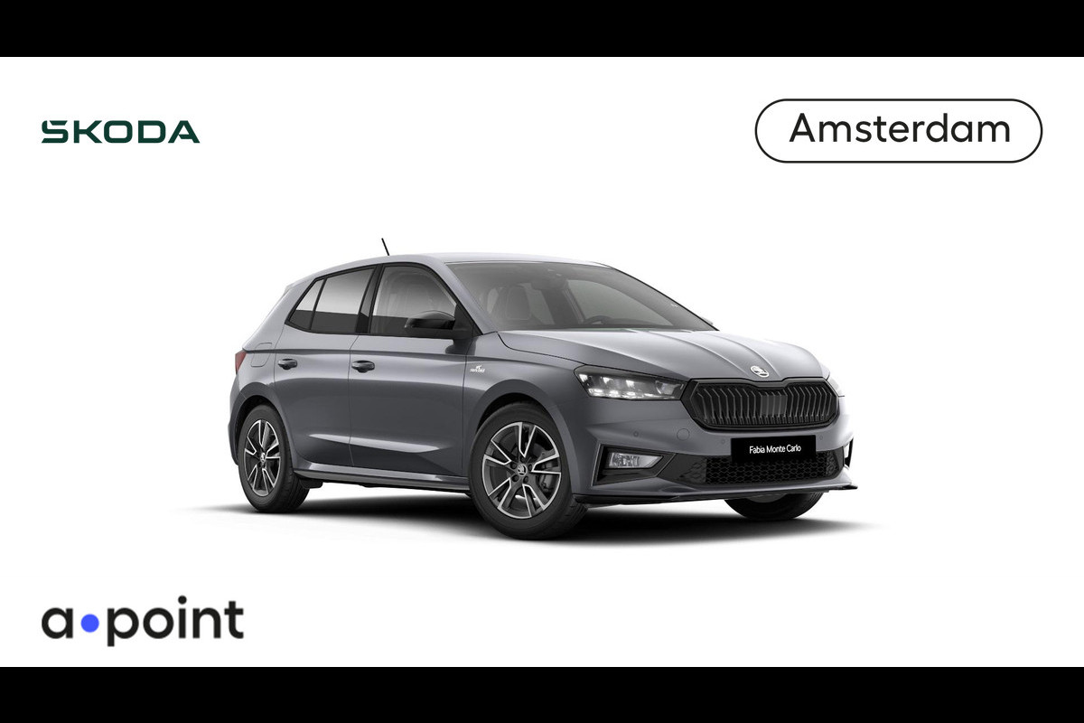 Škoda Fabia Monte Carlo 1.0 TSI 95pk 5 versn. hand | Hill start | Verwarmbare voorstoelen Škoda Fabia Monte Carlo 1.0 TSI 95pk 5 versn. hand | Hill start | Verwarmbare voorstoelen