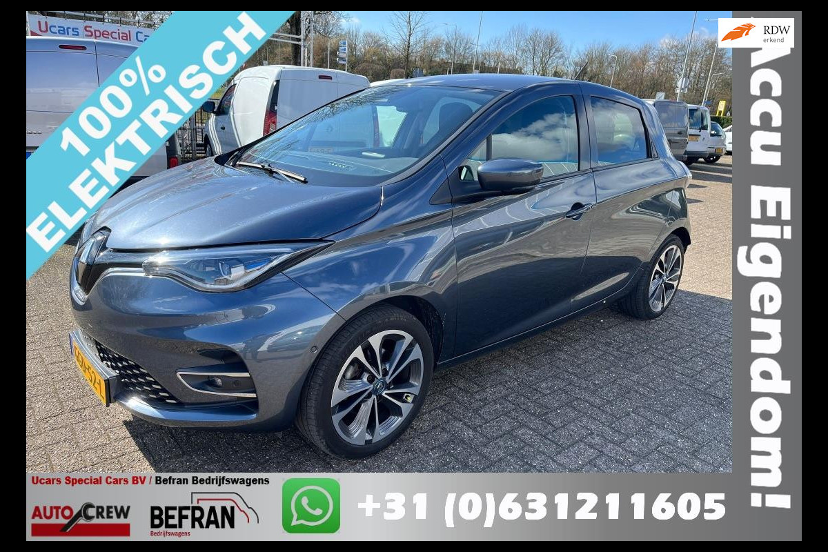 Renault ZOE R135 Intens 52 kWh incl. Accu - koop Accu / Trekhaak Renault ZOE R135 Intens 52 kWh incl. Accu - koop Accu / Trekhaak