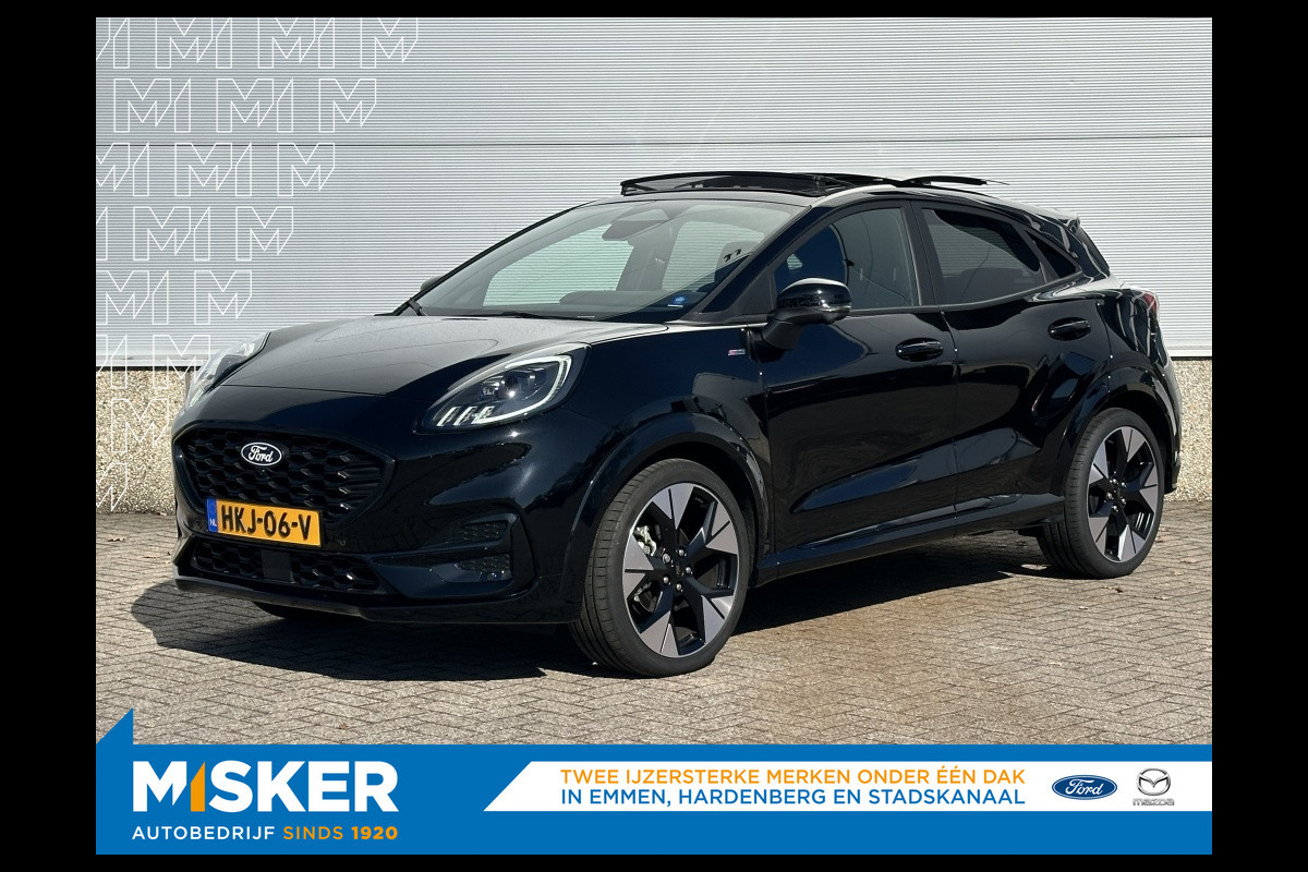 Ford Puma 1.0 EB Hybrid ST-Line X TREKHAAK! PANODAK! DRIVERPACK! Ford Puma 1.0 EB Hybrid ST-Line X TREKHAAK! PANODAK! DRIVERPACK!