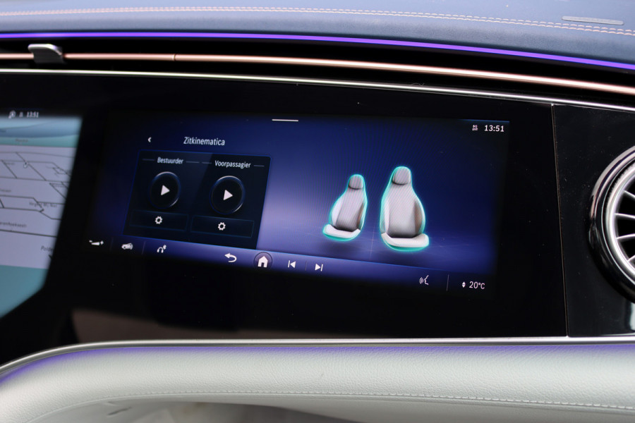 Mercedes-Benz EQE 300 AMG Line 89 kWh | Hyperscreen | Airmatic | Distronic+ | Memory | Burmester | Panoramadak | Digital Light | Surround Camera | Keyless Go | Augmented Reality | Warmtepomp |