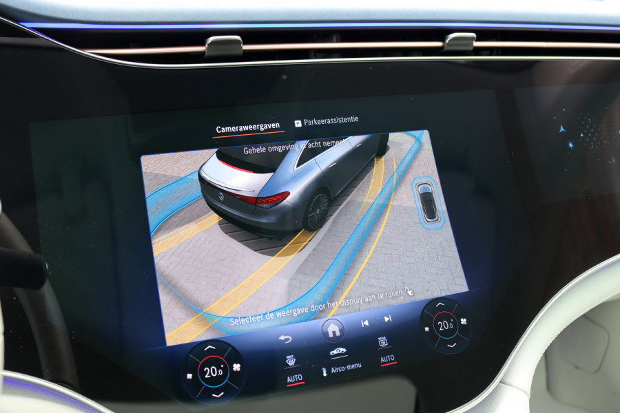 Mercedes-Benz EQE 300 AMG Line 89 kWh | Hyperscreen | Airmatic | Distronic+ | Memory | Burmester | Panoramadak | Digital Light | Surround Camera | Keyless Go | Augmented Reality | Warmtepomp |