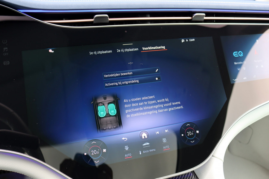Mercedes-Benz EQE 300 AMG Line 89 kWh | Hyperscreen | Airmatic | Distronic+ | Memory | Burmester | Panoramadak | Digital Light | Surround Camera | Keyless Go | Augmented Reality | Warmtepomp |