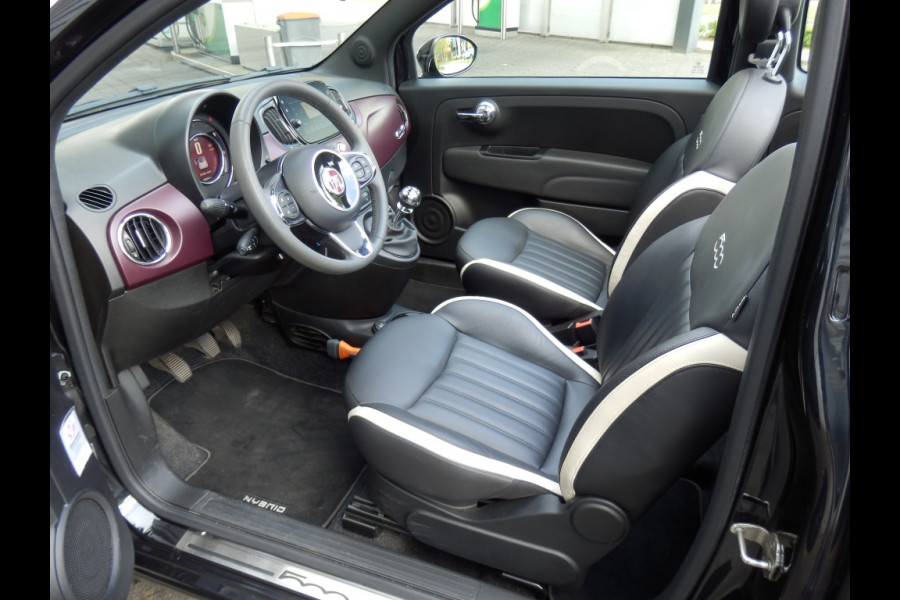 Fiat 500C 70 pk. Hybride Star I Cabrio I Lederen bekleding I Aut. airco