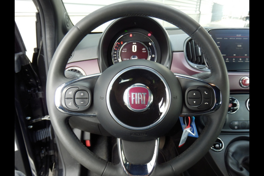 Fiat 500C 70 pk. Hybride Star I Cabrio I Lederen bekleding I Aut. airco