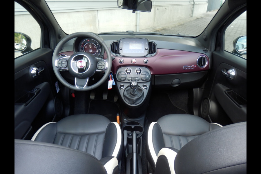 Fiat 500C 70 pk. Hybride Star I Cabrio I Lederen bekleding I Aut. airco