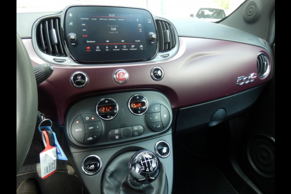 Fiat 500C 70 pk. Hybride Star I Cabrio I Lederen bekleding I Aut. airco