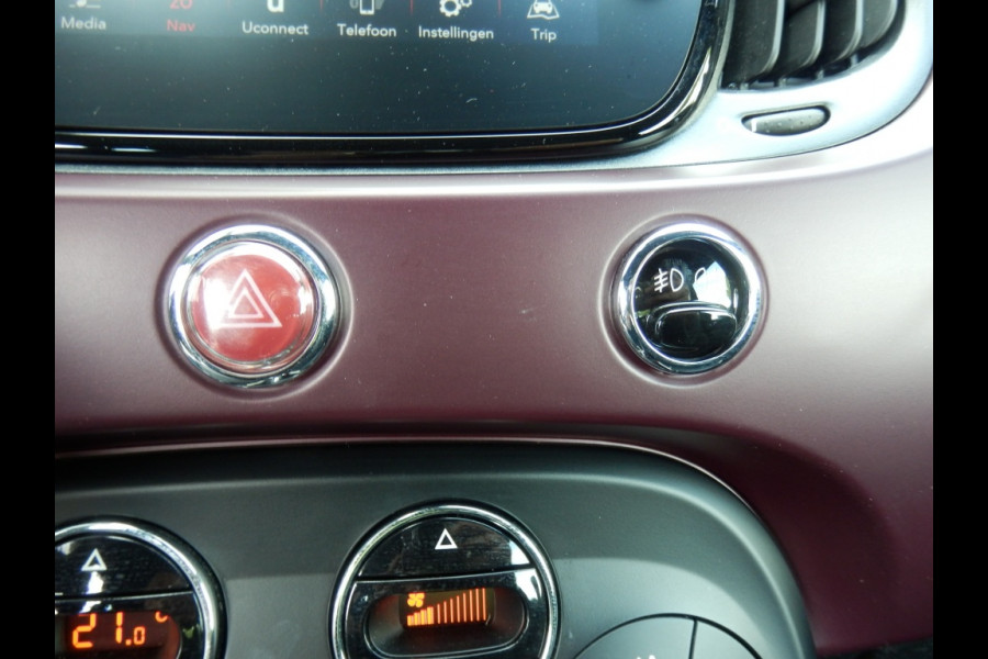 Fiat 500C 70 pk. Hybride Star I Cabrio I Lederen bekleding I Aut. airco