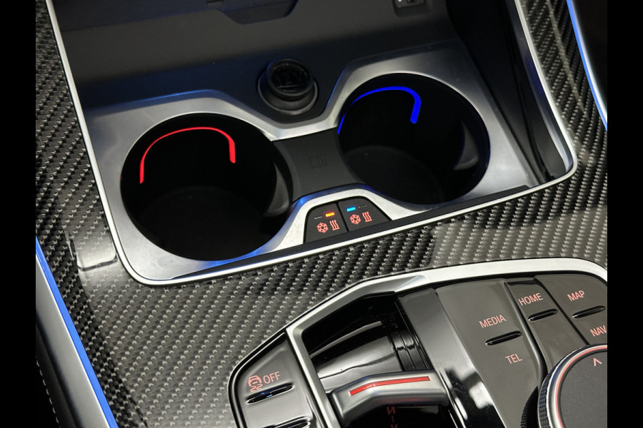 BMW X5 50e M-Sport Pro | 360 Camera | ACC | Carbon | Softclose | Head-Up | Stoelventilatie | Iconic-Glow | Harman-Kardon | Stuur, Stoelverwarming V+A | 4-Zone Clima | Keyless-Entry | Trekhaak | Ambient-Air | Indiv. Leder | Beker Koeling/Verwarmd | M-Gordels | 22'' | Iso-Glas |