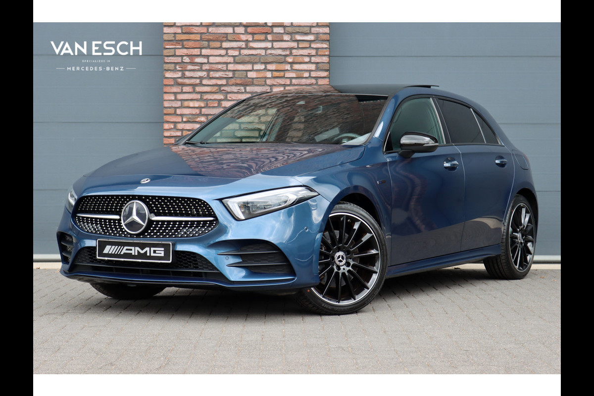 Mercedes-Benz A-Klasse 250 e AMG Line Aut8 | Panoramadak | Memory | Camera | Keyless Go | Multibeam LED | Stoelverwarming | Nightpakket | Advanced Sound System | Zitcomfortpakket | Mercedes-Benz A-Klasse 250 e AMG Line Aut8 | Panoramadak | Memory | Camera | Keyless Go | Multibeam LED | Stoelverwarming | Nightpakket | Advanced Sound System | Zitcomfortpakket |