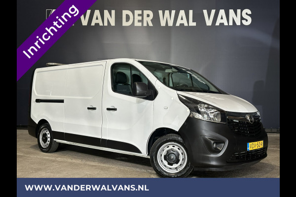 Opel Vivaro 1.6 CDTI 125 pk L2H1 Inrichting Euro6 Airco | Omvormer | Camera | LED | Trekhaak | Cruisecontrol Parkeersensoren, Achterklep, Bijrijdersbank