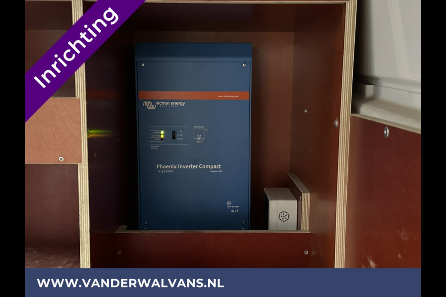 Opel Vivaro 1.6 CDTI 125 pk L2H1 Inrichting Euro6 Airco | Omvormer | Camera | LED | Trekhaak | Cruisecontrol Parkeersensoren, Achterklep, Bijrijdersbank