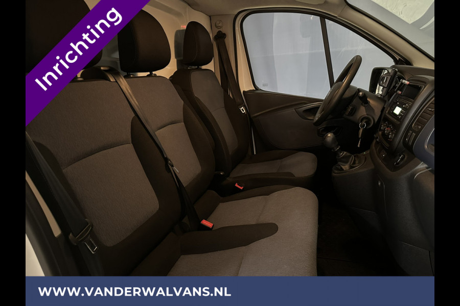 Opel Vivaro 1.6 CDTI 125 pk L2H1 Inrichting Euro6 Airco | Omvormer | Camera | LED | Trekhaak | Cruisecontrol Parkeersensoren, Achterklep, Bijrijdersbank