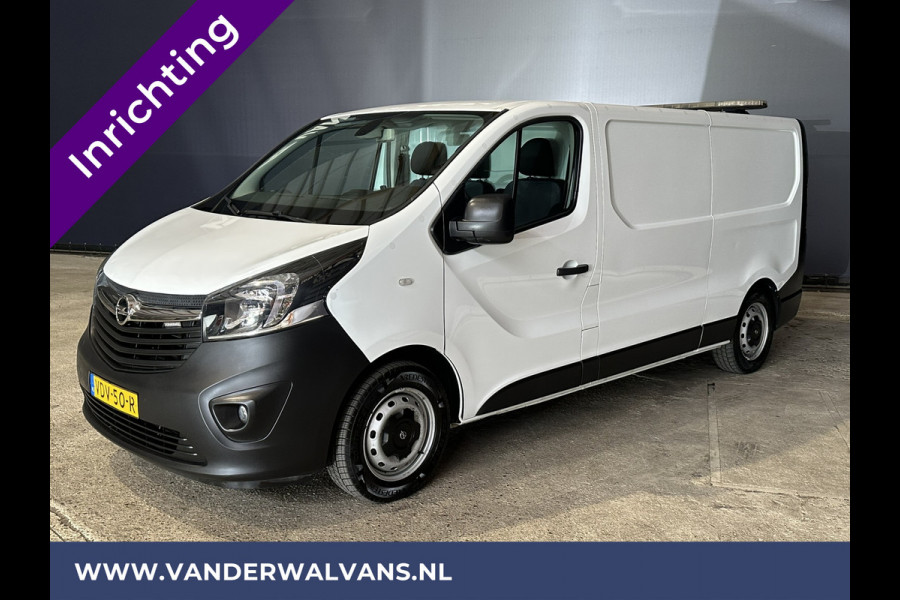 Opel Vivaro 1.6 CDTI 125 pk L2H1 Inrichting Euro6 Airco | Omvormer | Camera | LED | Trekhaak | Cruisecontrol Parkeersensoren, Achterklep, Bijrijdersbank