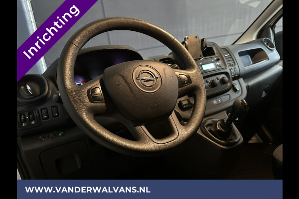 Opel Vivaro 1.6 CDTI 125 pk L2H1 Inrichting Euro6 Airco | Omvormer | Camera | LED | Trekhaak | Cruisecontrol Parkeersensoren, Achterklep, Bijrijdersbank