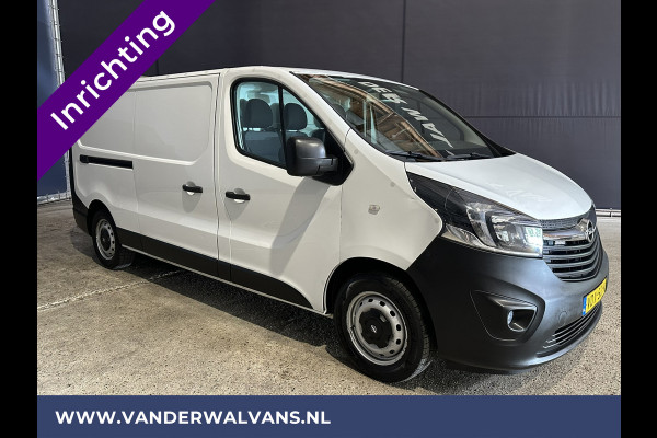 Opel Vivaro 1.6 CDTI 125 pk L2H1 Inrichting Euro6 Airco | Omvormer | Camera | LED | Trekhaak | Cruisecontrol Parkeersensoren, Achterklep, Bijrijdersbank