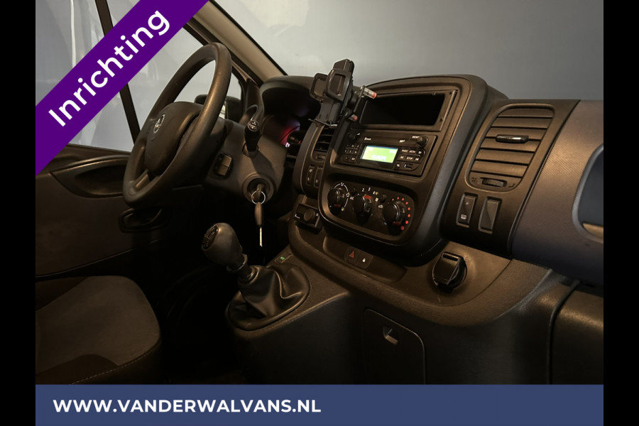 Opel Vivaro 1.6 CDTI 125 pk L2H1 Inrichting Euro6 Airco | Omvormer | Camera | LED | Trekhaak | Cruisecontrol Parkeersensoren, Achterklep, Bijrijdersbank