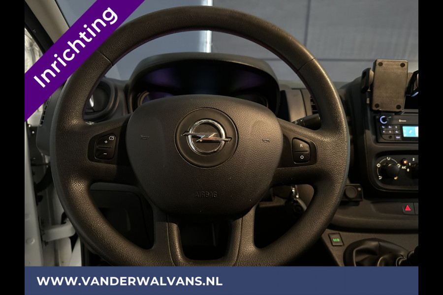 Opel Vivaro 1.6 CDTI 125 pk L2H1 Inrichting Euro6 Airco | Omvormer | Camera | LED | Trekhaak | Cruisecontrol Parkeersensoren, Achterklep, Bijrijdersbank