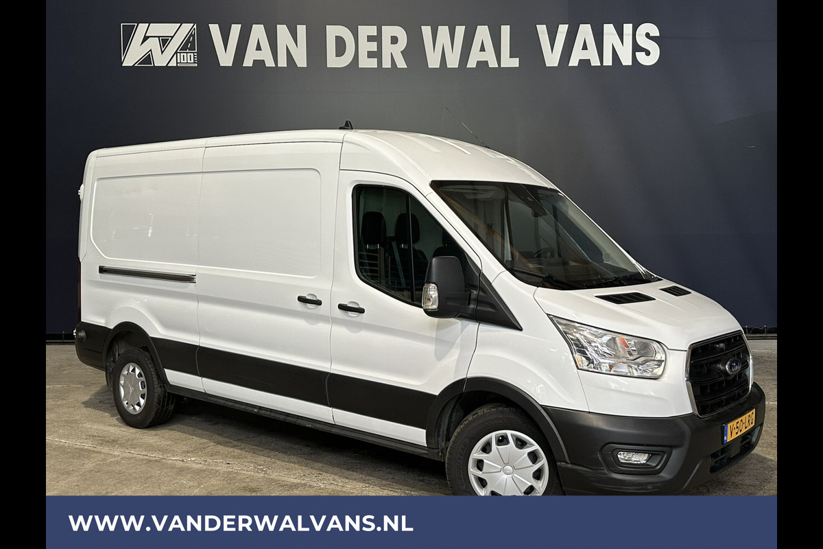 Ford Transit 2.0 TDCI 131pk L3H2 Euro6 Airco | Camera | Navigatie | Android Auto | Cruisecontrol Parkeersensoren, Stoelverwarming, Verwarmde voorruit, Bijrijdersbank