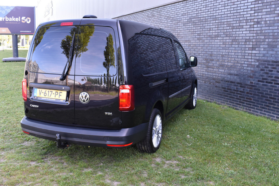 Volkswagen Caddy 2.0 TDI L2H1 BMT Maxi Trendline Zwart lengte 2 N.A.P euro 6 met adblue