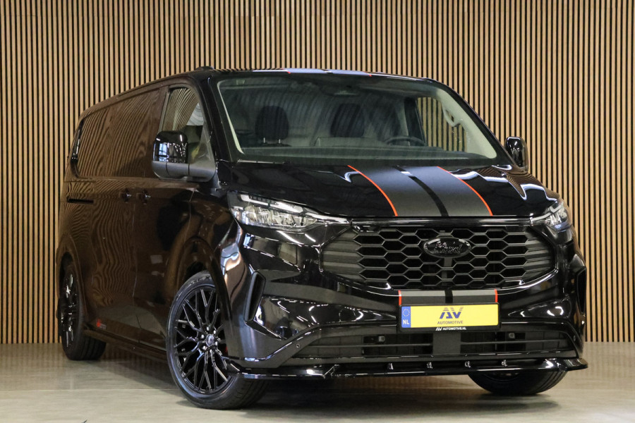 Ford Transit Custom 320 2.0 TDCI 170 PK L2H1 DC Limited | L+R Schuifdeur | ACC | Blind Spot | Camera | Lane Assist | Stoelverwarming | CarPlay | Nav | Raptor Edition | Trekhaak | 6-Zitter | MODELJAAR 2025 | Verlengde fabrieksgarantie tot 12-2029 | Dubbel Cabine