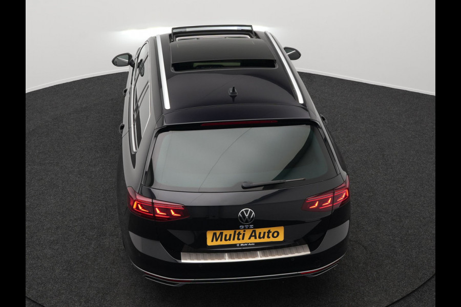 Volkswagen Passat Variant 1.4 TSI GTE Plug In Hybrid Dealer O.H. PHEV | Panodak | Alcantara Sportstoelen Massage | Trekhaak af Fabriek | Adaptive Cruise | Virtual | Navigatie | 360 Camera | Apple Carplay | Sfeerverlichting | DAB | Stoel & Stuurverwarming |
