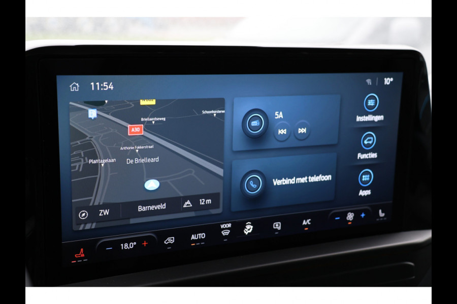 Ford Transit Custom 320 2.0 TDCI L2H1 Sport | ACC | Navigatie | CarPlay | Camera | Dubbel Schuifdeur | Stoelverwarming | Dodehoek detector | Lane Assist | 3-Zitter | Ex BPM