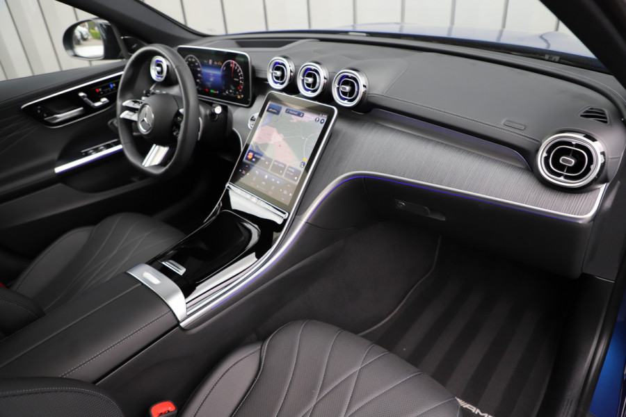 Mercedes-Benz C-Klasse 400e AMG 4-Matic | 381PK | Pano | Keyles-go | Head-up | Sfeerverlichting | Burmester | Memory | Stuurwielverwarming | Distronic