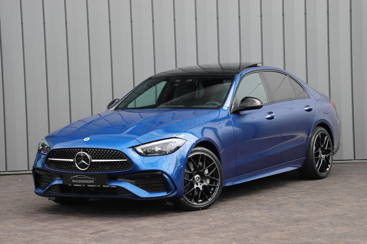 Mercedes-Benz C-Klasse 400e AMG 4-Matic | 381PK | Pano | Keyles-go | Head-up | Sfeerverlichting | Burmester | Memory | Stuurwielverwarming | Distronic Mercedes-Benz C-Klasse 400e AMG 4-Matic | 381PK | Pano | Keyles-go | Head-up | Sfeerverlichting | Burmester | Memory | Stuurwielverwarming | Distronic