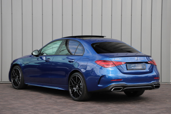 Mercedes-Benz C-Klasse 400e AMG 4-Matic | 381PK | Pano | Keyles-go | Head-up | Sfeerverlichting | Burmester | Memory | Stuurwielverwarming | Distronic