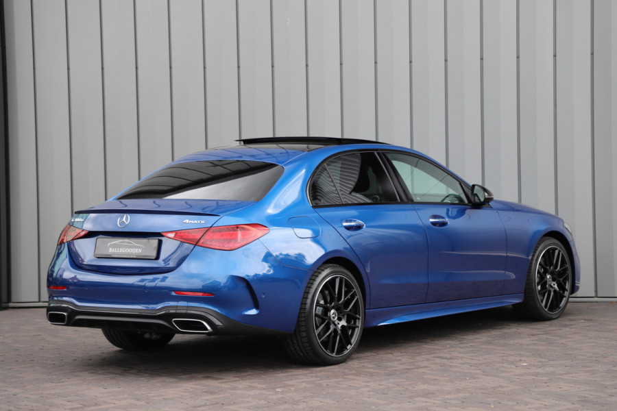Mercedes-Benz C-Klasse 400e AMG 4-Matic | 381PK | Pano | Keyles-go | Head-up | Sfeerverlichting | Burmester | Memory | Stuurwielverwarming | Distronic