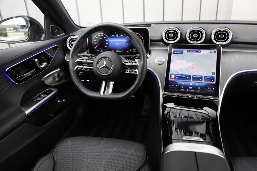 Mercedes-Benz C-Klasse 400e AMG 4-Matic | 381PK | Pano | Keyles-go | Head-up | Sfeerverlichting | Burmester | Memory | Stuurwielverwarming | Distronic