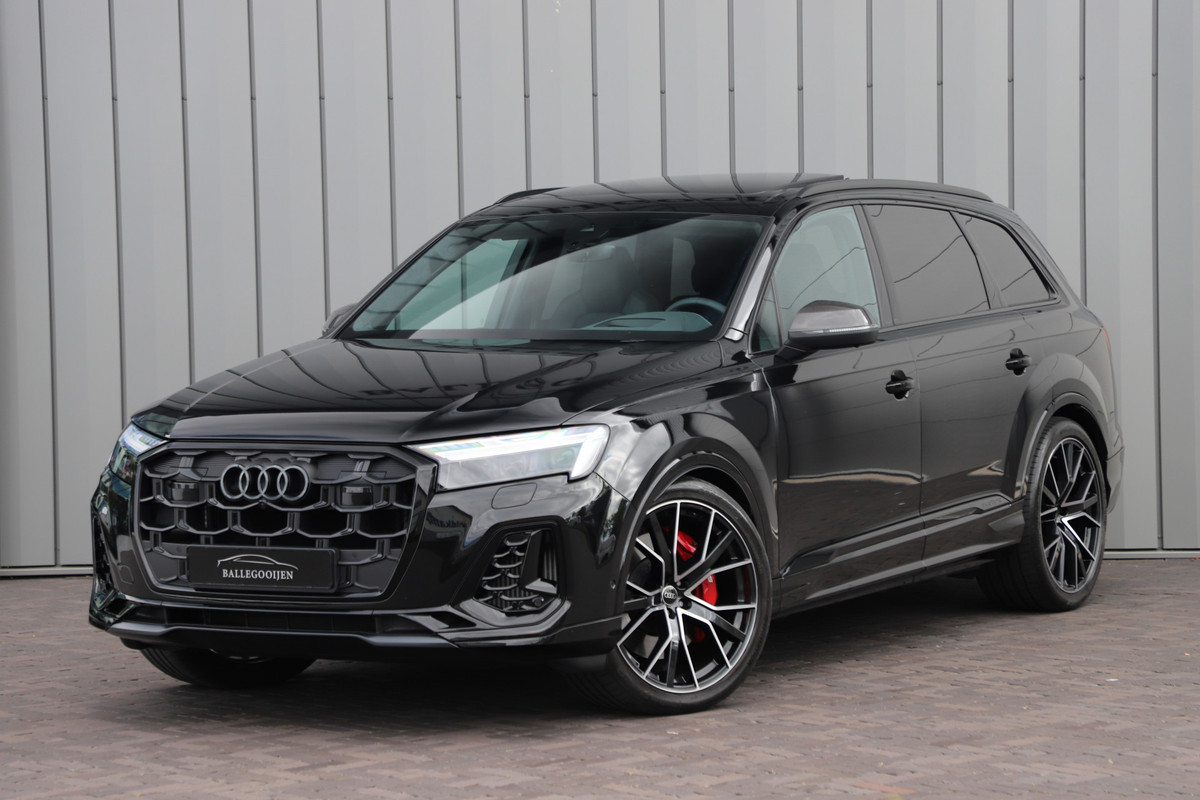 Audi SQ7 4.0 TFSI 507PK Quattro | 507PK | Achterasbesturing | Luchtvering | 7Pers | Massage | Head-up | Keyles-go | Carbon | Sfeerverlich Audi SQ7 4.0 TFSI 507PK Quattro | 507PK | Achterasbesturing | Luchtvering | 7Pers | Massage | Head-up | Keyles-go | Carbon | Sfeerverlich