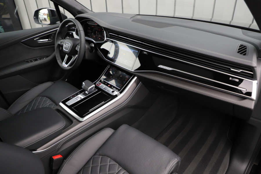 Audi SQ7 4.0 TFSI 507PK Quattro | 507PK | Achterasbesturing | Luchtvering | 7Pers | Massage | Head-up | Keyles-go | Carbon | Sfeerverlich