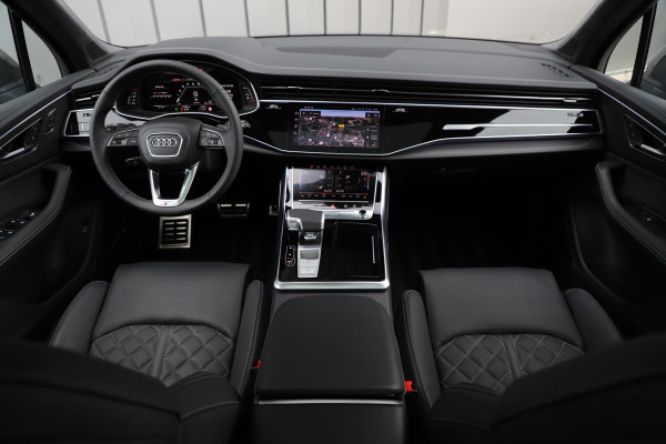 Audi SQ7 4.0 TFSI 507PK Quattro | 507PK | Achterasbesturing | Luchtvering | 7Pers | Massage | Head-up | Keyles-go | Carbon | Sfeerverlich