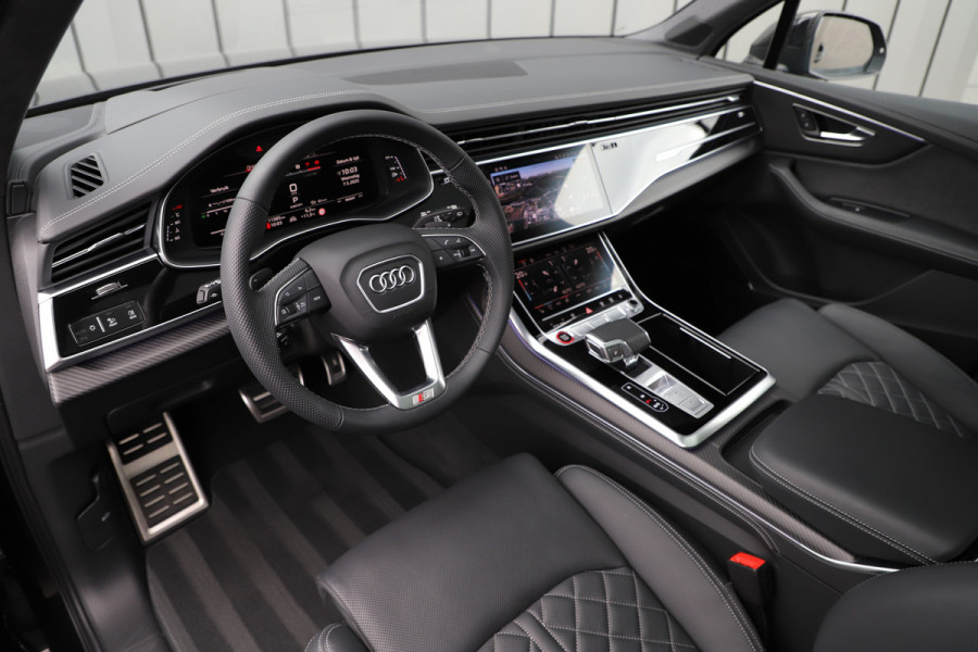 Audi SQ7 4.0 TFSI 507PK Quattro | 507PK | Achterasbesturing | Luchtvering | 7Pers | Massage | Head-up | Keyles-go | Carbon | Sfeerverlich