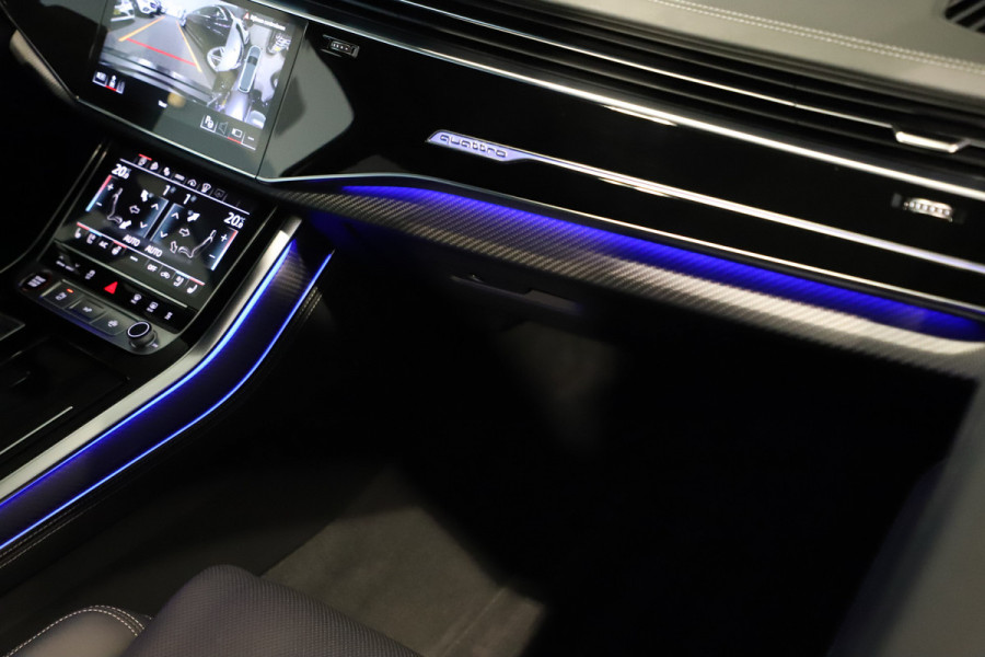 Audi SQ7 4.0 TFSI 507PK Quattro | 507PK | Achterasbesturing | Luchtvering | 7Pers | Massage | Head-up | Keyles-go | Carbon | Sfeerverlich