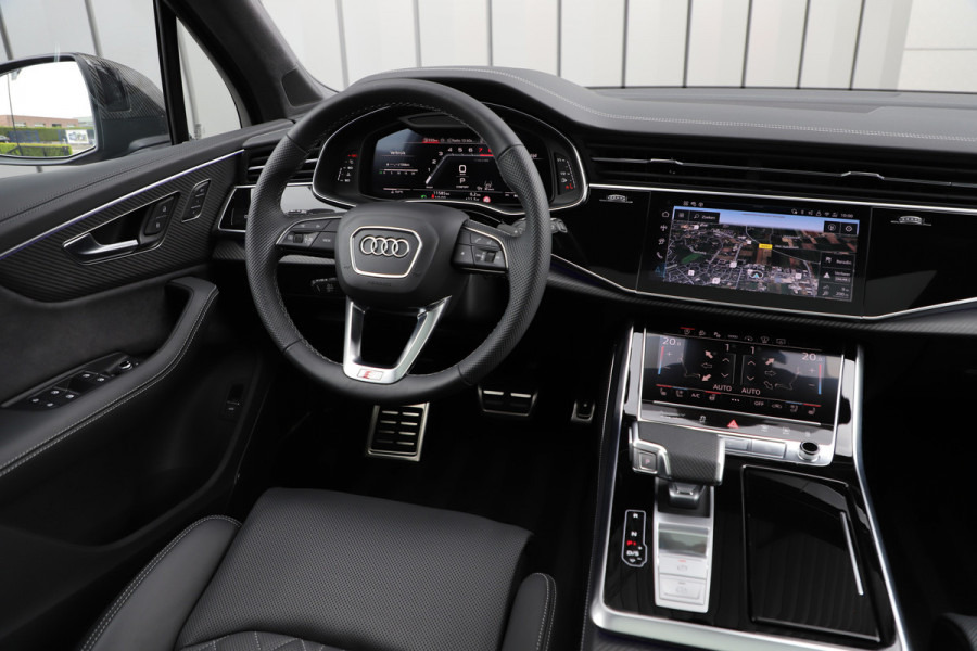 Audi SQ7 4.0 TFSI 507PK Quattro | 507PK | Achterasbesturing | Luchtvering | 7Pers | Massage | Head-up | Keyles-go | Carbon | Sfeerverlich