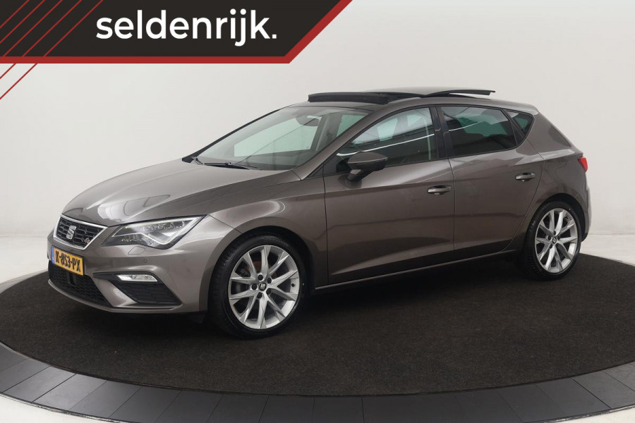 Seat Leon 1.4 TSI FR | Panoramadak | Stoelverwarming | Carplay | Sfeerverlichting | Navigatie | Leder/Alcantara | SEAT Sound | Climate control | Full LED | Parkeerhulp | Cruise control