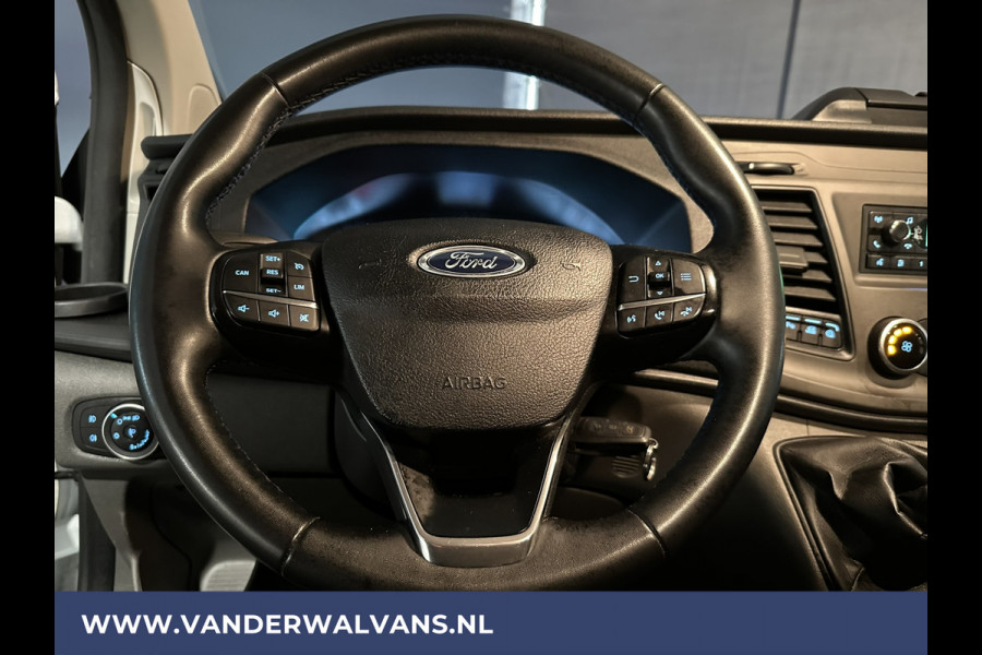 Ford Transit Custom 2.0 TDCI 131pk L2H1 Euro6 Airco | LED | Cruisecontrol | Verwarmde voorruit | Parkeersensoren Bijrijdersbank, 2800kg trekvermogen