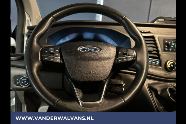 Ford Transit Custom 2.0 TDCI 131pk L2H1 Euro6 Airco | LED | Cruisecontrol | Verwarmde voorruit | Parkeersensoren Bijrijdersbank, 2800kg trekvermogen